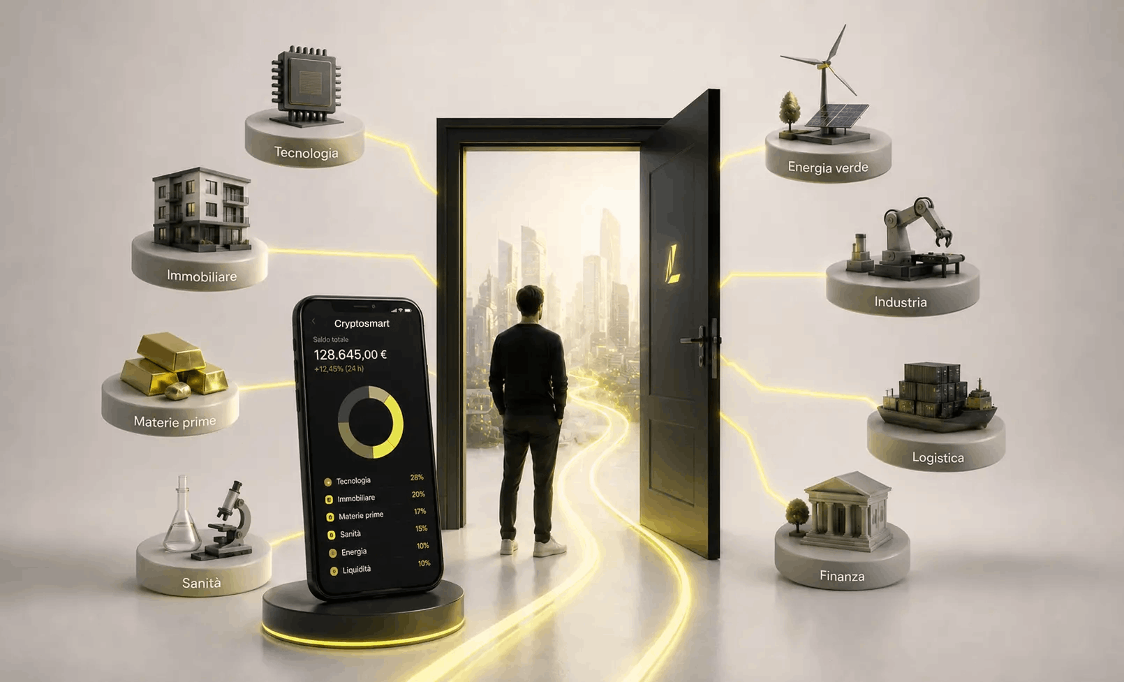 Cryptosmart — access to all economic sectors on one platform